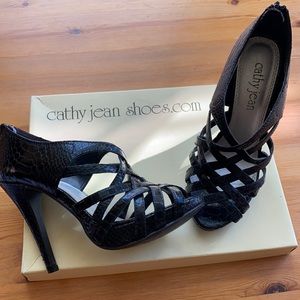 Cathy Jean Sexy Strappy High Heels